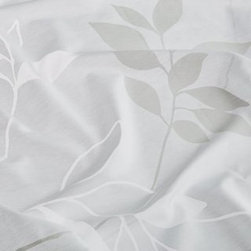 Aspire White Voile Roman blind and curtain - Curtains