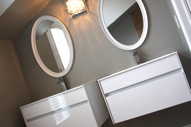Example of a trendy home design design in Toronto