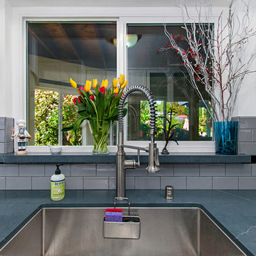 Eternal Charcoal White Kitchen