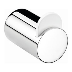 Secret Bath. Robe hook. Chrome-White. Giselle collection - Robe & Towel Hooks