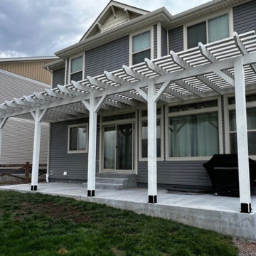 Large Cedar Pergola in Banning Lewis Ranch