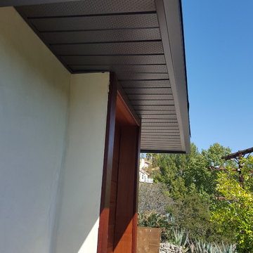 Cladding-Soffits, Fascia, Beams. Box Gutter "Tall" Glendale Ca.