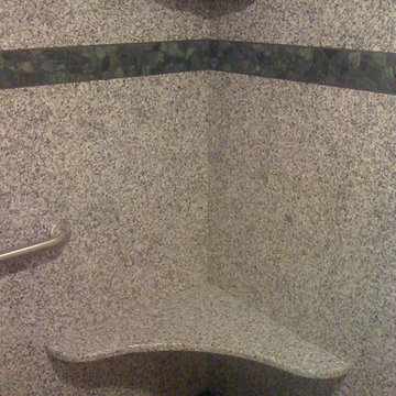Holl Project - Bianco Sardo Slab Shower