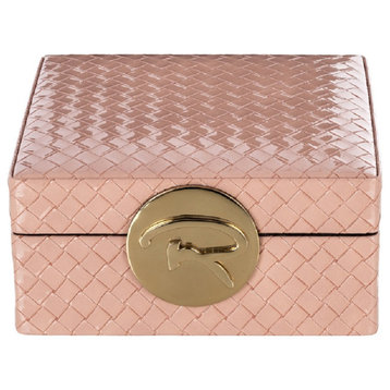 Pink Modern Jewelry Box, OROA Rosaly, Small