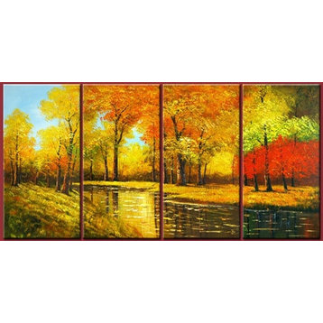 Autumnal Shades, Wall Tapestry, 32"x64"