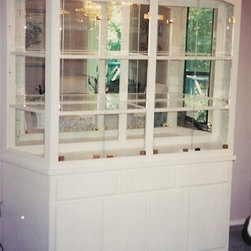 Glass Hutch - China Cabinets And Hutches
