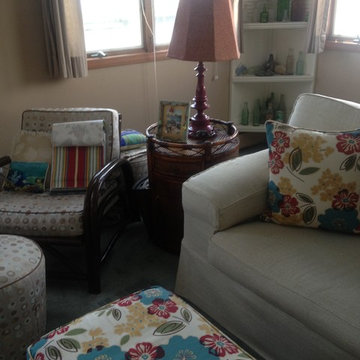 Family Room Re-Decorate After Super Storm Sandy