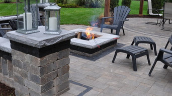 Outdoor Living with Fire pit & Pergola