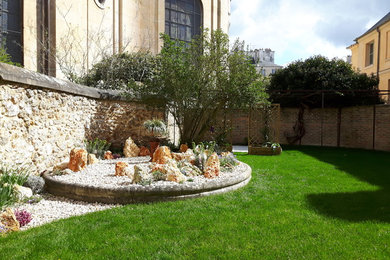 Inspiration pour un jardin traditionnel.