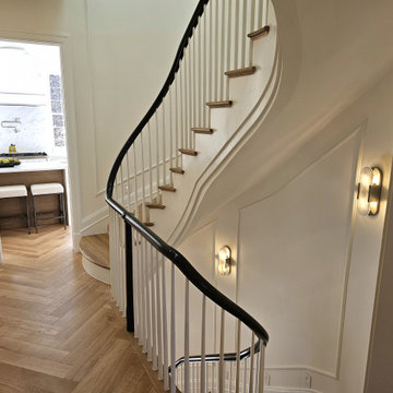 Project #131 | Three-Story Elliptical Staircase in Historic Home