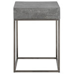 Uttermost - Uttermost Jude Concrete Accent Table - Bob and Belle Cooper founded The Uttermost Company in 1975, and it is still 100% owned by the Cooper family. The Uttermost mission is simple and timeless: to make great home accessories at reasonable prices. Inspired by award-winning designers, custom finishes, innovative product engineering and advanced packaging reinforcement, Uttermost continues to deliver on this mission.
