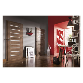 Glenview Haus Eco Veneer Modern Interior Doors Gallery Project | DBEV ...