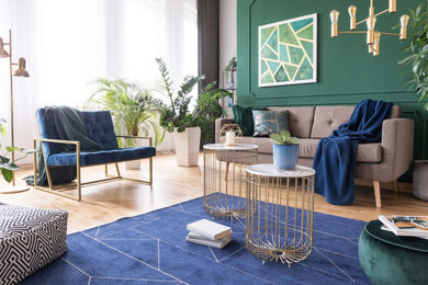 Living room - living room idea in Dallas