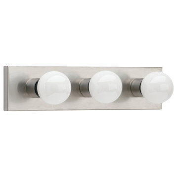 Sea Gull Center Stage 3-Light Wall/Bath Light 4737-98, Brushed Stainless
