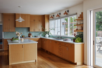 Example of a 1960s kitchen design in San Francisco