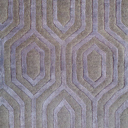 A-006 GREY LT.PURPLE - Rugs