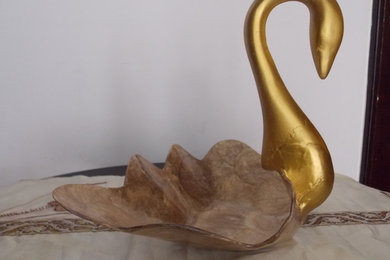 Example of an arts and crafts entryway design in Other