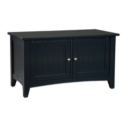 Bolton Furniture - Shaker Cottage Storage Cabinet Bench - Accent And Storage Benches