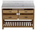 Toby 48" Single Bathroom Vanity Cabinet Base Only in Brown