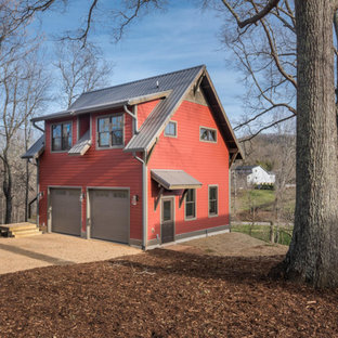 Landhausstil Garage und Gartenhaus als Arbeitsplatz, Studio oder