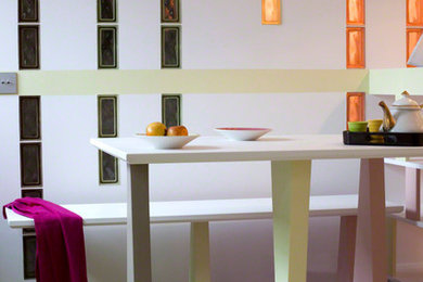 Inspiration pour une salle à manger design.