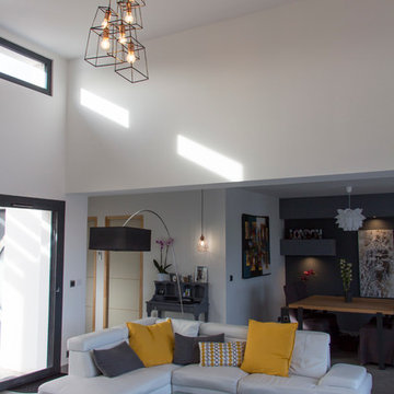 Pièce à vivre contemporaine