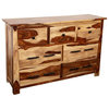 Kalispell Solid Sheesham Wood 7 Drawer Dresser.