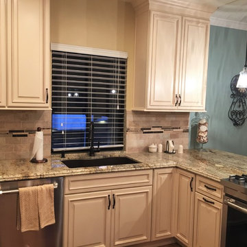 Long Beach Kitchen, Bar, Fireplace Remodel