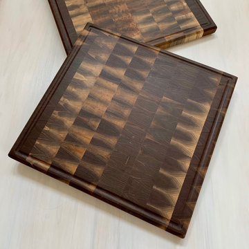 Walnut End Grain Cutting Boards