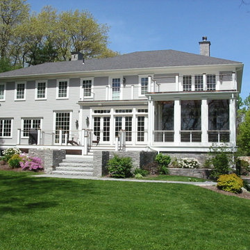 New England Bluestone Walkway and Porch