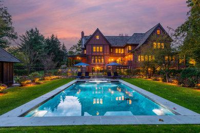 Example of a classic pool design in New York