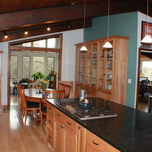 Light cabinets, light floor