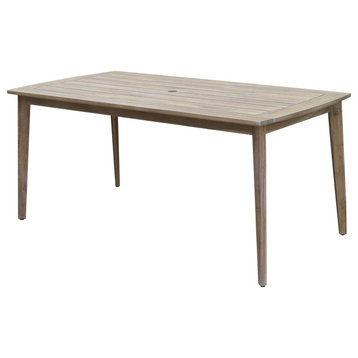Soleil Dining Table, Natural Wood