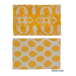 Velvet Ikat Pillow Cover - Decorative Pillows
