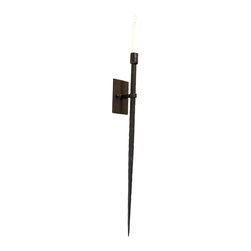 SC-195 Hand Forged and Hammered Iron Wall Sconce - Wall Sconces