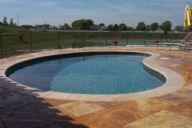 Trendy pool photo in Other