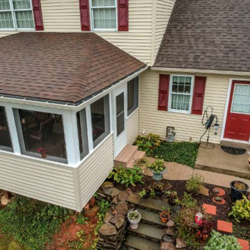 Screened Porch Renovation on Existing Deck