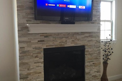 TV Mounted over Fireplace