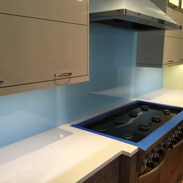 Back Painted Glass Backsplash