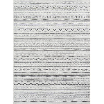 Momeni Covington Polyester Ivory Area Rug 3'11"x5'7"