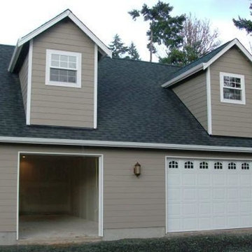 Garage with loft