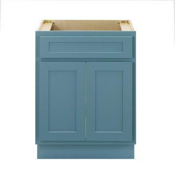 24" Freestanding Single Base Storage Cabinet With Soft Close Door