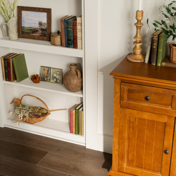 Cottage Core Livingroom with Secret Closet