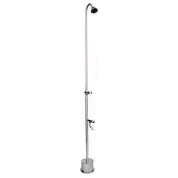Free Standing ADA Compliant Shower with Foot Shower