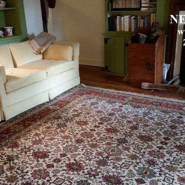 Newtown PA 1700's Stone Farm House with Nejad Oriental Rugs