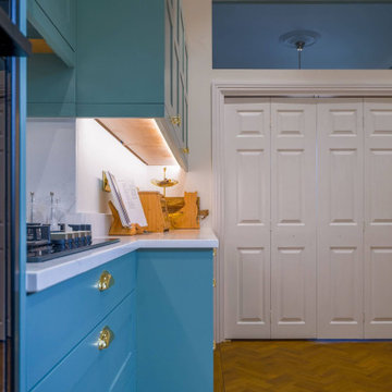 Blue Shaker Kitchen in Mickleover