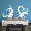 Bathroom Wall Cling Octopus Tentacles Under the Sea