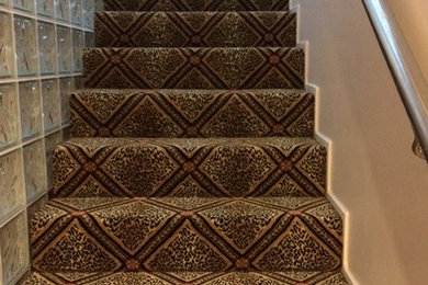 Inspiration for a contemporary staircase remodel in Los Angeles