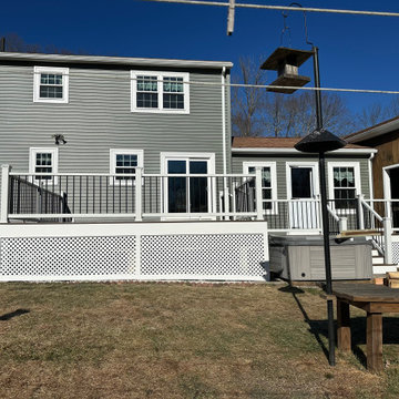 Trex Enhance Toasted Sand Backyard Deck