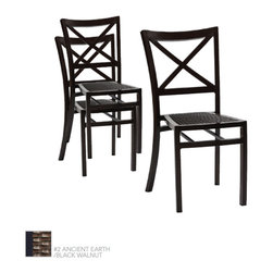 Cafe Collection: Traditional Malbec Cafe Chair by Summer Classics - Outdoor Dining Chairs